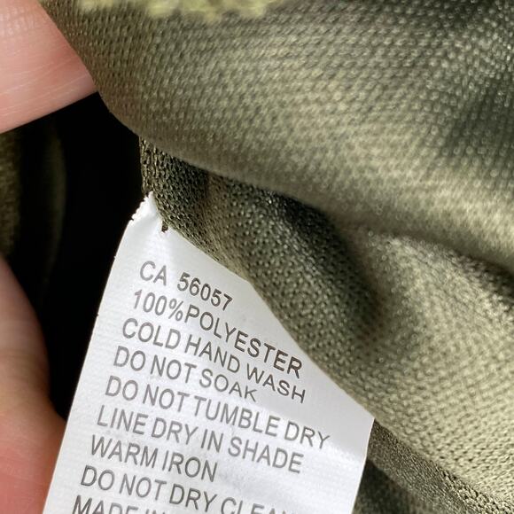 LF E-Lady Sage Green Back Zip A-Line Mini Skirt Women's Size 8 NWT - Picture 3 of 5